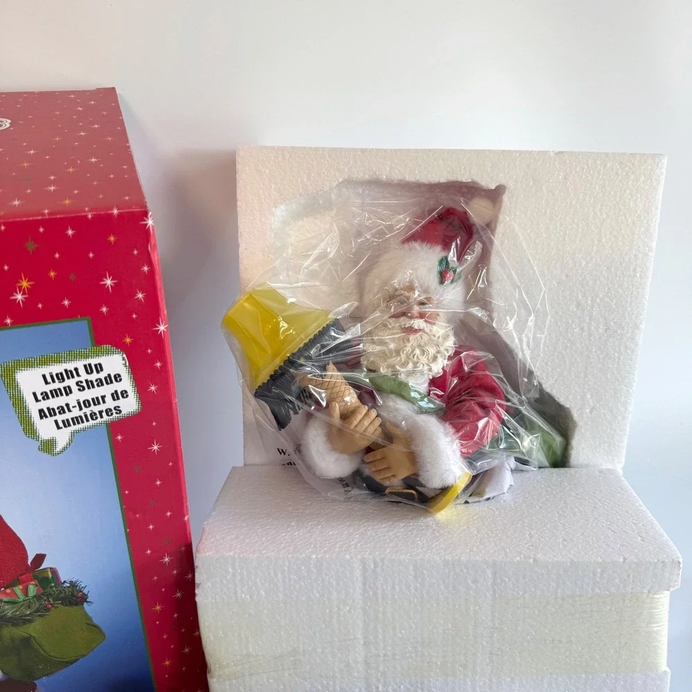 Kurt‎ Adler A Christmas Story Fabriche Santa Polyresin Light up Leg Lamp NEW